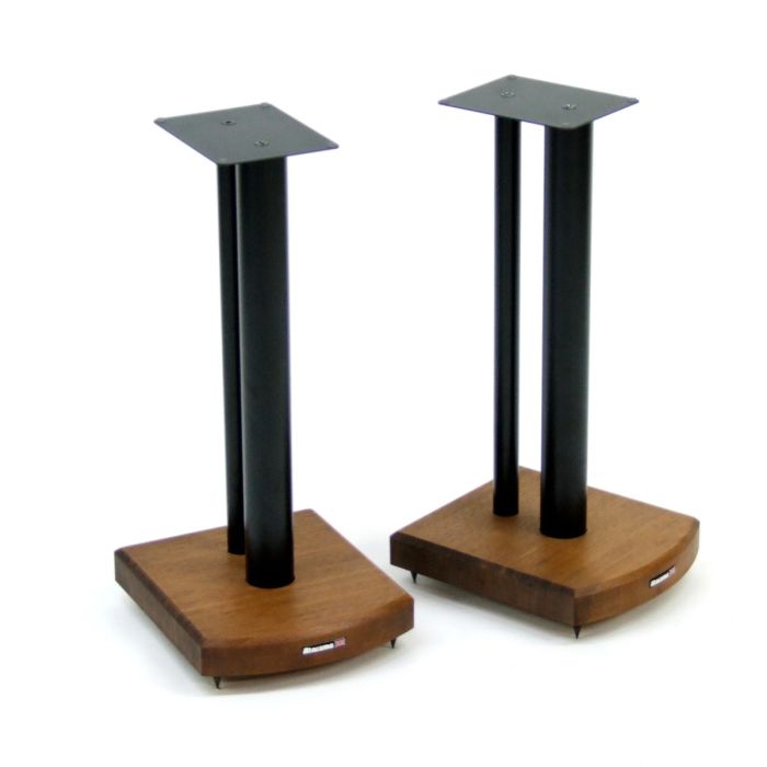 Atacama Moseco 5 (515mm) Speaker Stands - Gloss Black / Dark Bamboo main product photo
