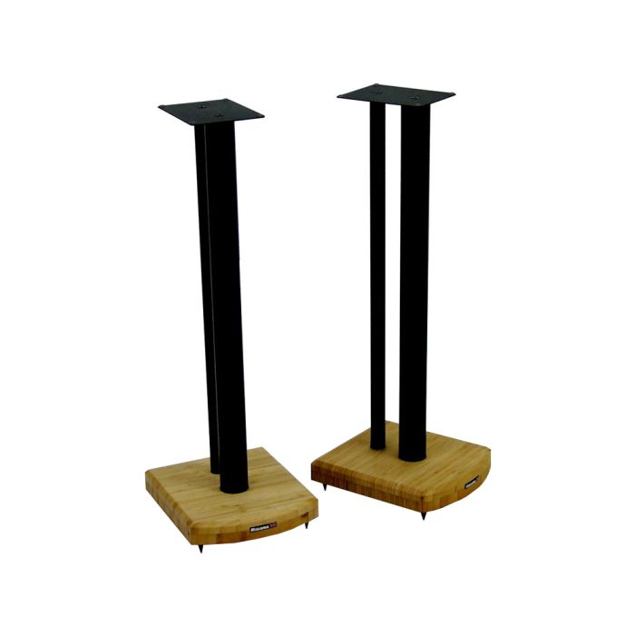 Atacama Moseco 7 (715mm) Speaker Stands - Satin Black / Natural Bamboo main product photo