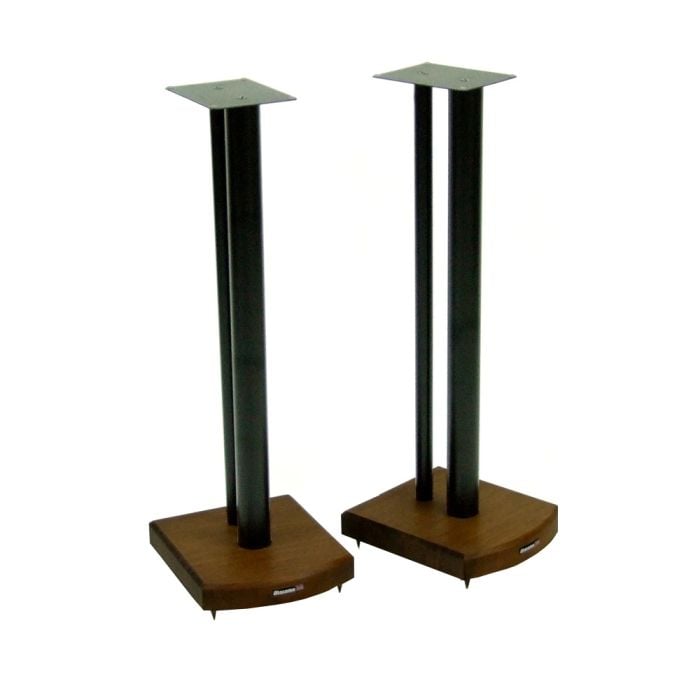 Atacama Moseco 7 (715mm) Speaker Stands - Satin Black / Dark Bamboo main product photo