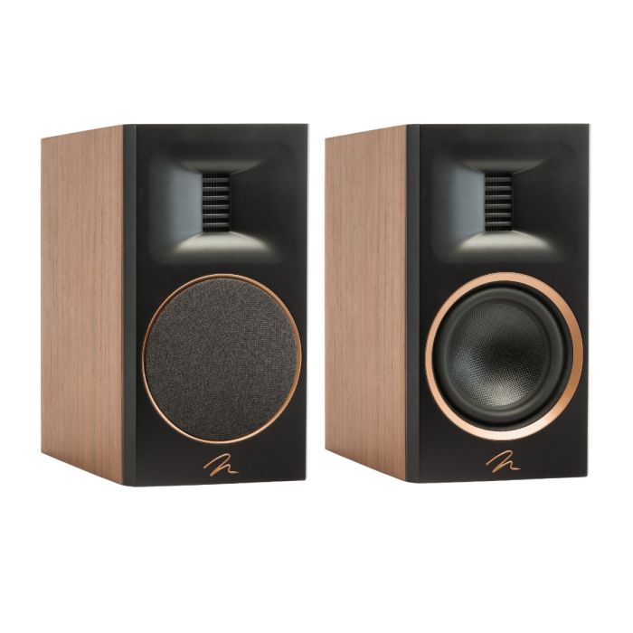 MartinLogan Motion XT B100 Bookshelf Speakers - Walnut main product photo