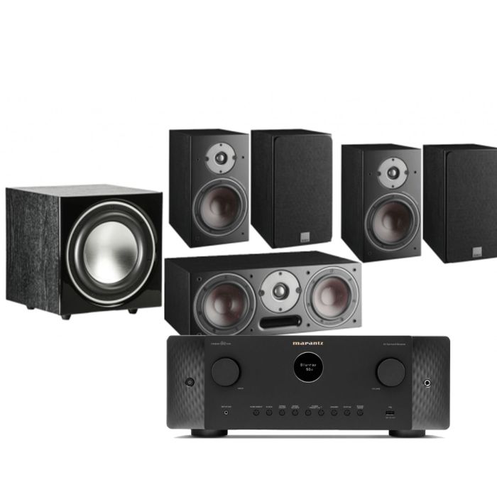 Marantz Cinema 60 DAB AV Receiver with Dali Oberon 1 AV Speaker System main product photo