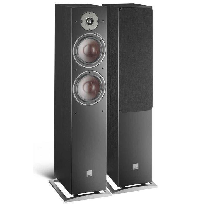 Dali OBERON 7 Floorstanding Speakers - Black Ash (Vinyl) main product photo
