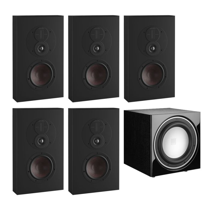 Dali Opticon LCR AV Speaker System with E-9 F Sub - Satin Black main product photo