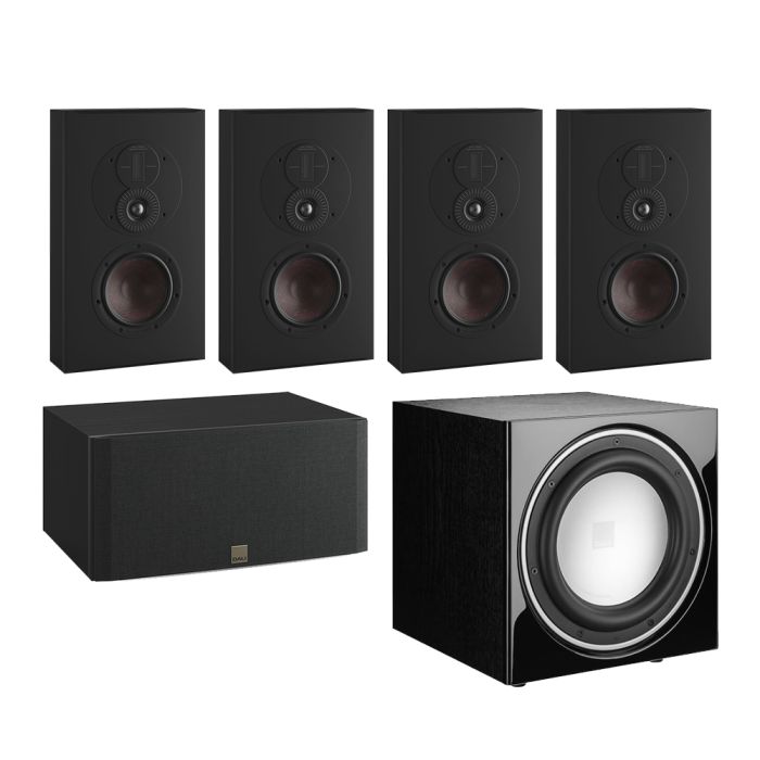 Dali Opticon LCR AV Speaker System with E-9 F Sub - Satin Black main product photo