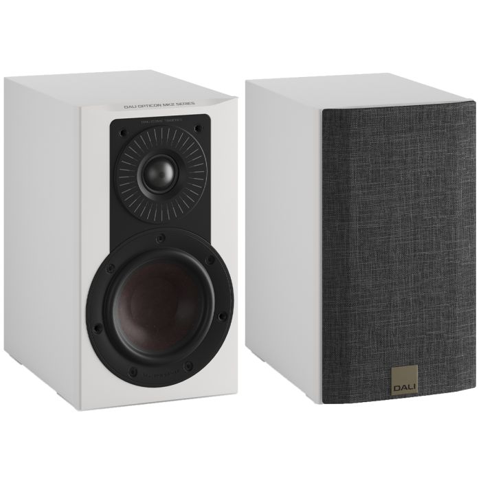Dali OPTICON 1 MK2 Bookshelf Speakers - White (Satin) main product photo