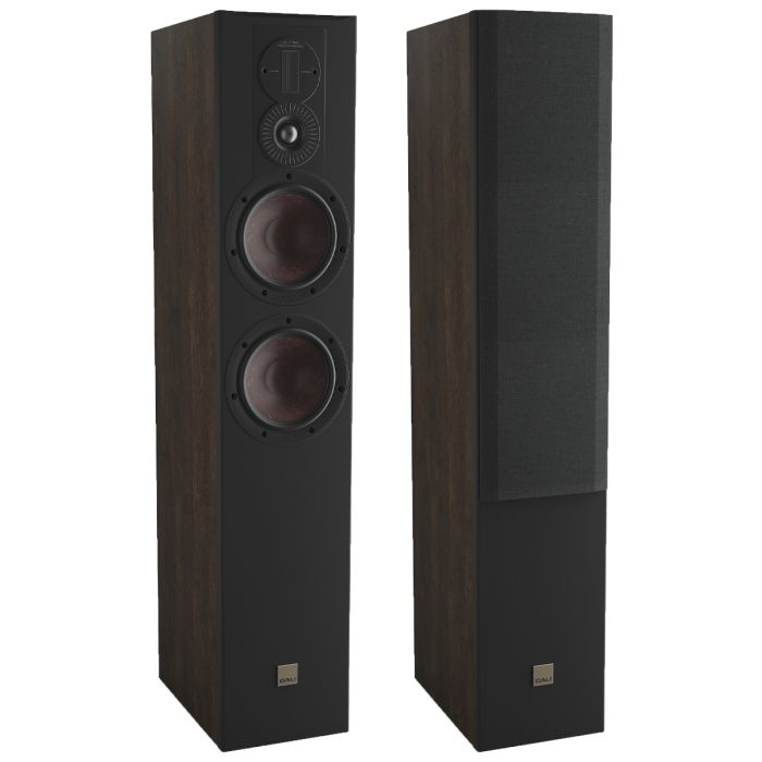 Dali OPTICON 6 MK2 Floorstanding Speakers - Tobacco Oak (Vinyl) main product photo
