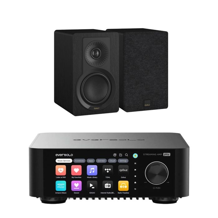 Eversolo Play Integrated Streaming Amplifier with Dali Kupid Bookshelf Speakers main product photo