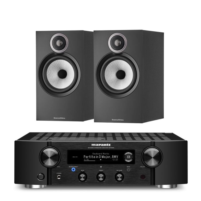 Marantz PM7000N Integrated Stereo Amplifier with Bowers & Wilkins 606 ...