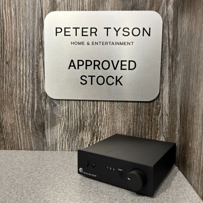 Nearly New - Pro-Ject Stereo Box S3 BT Integrated Amplifier - Black main product photo