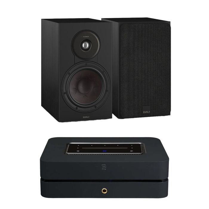 Bluesound POWERNODE N331 (2025) Multi-Room Music Streaming Amplifier with Dali SONIK 3 Bookshelf Speakers main product photo