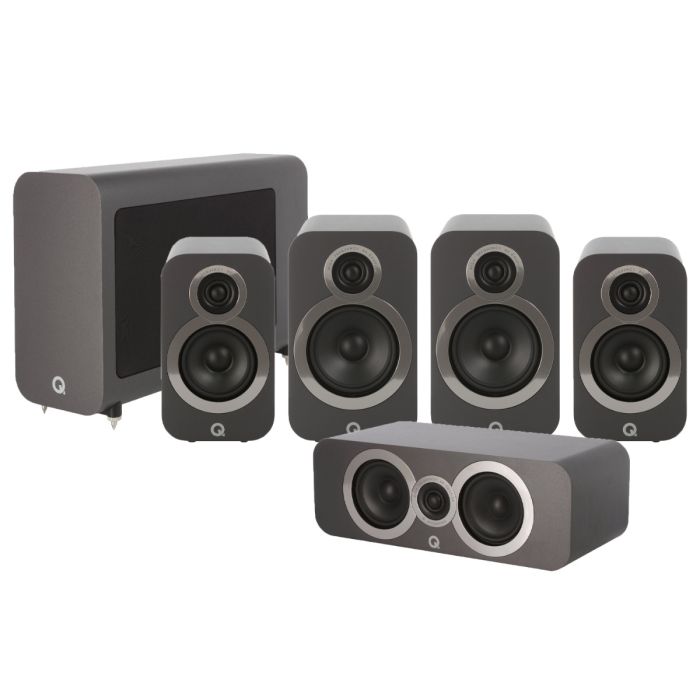 Q Acoustics 3020i Cinema Pack - Graphite Grey main product photo
