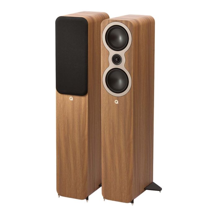Q Acoustics 3040c Floorstanding Speakers - Oak main product photo