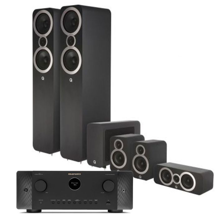 Marantz Cinema 60 DAB AV Receiver with Q Acoustics 3050i Cinema Pack main product photo