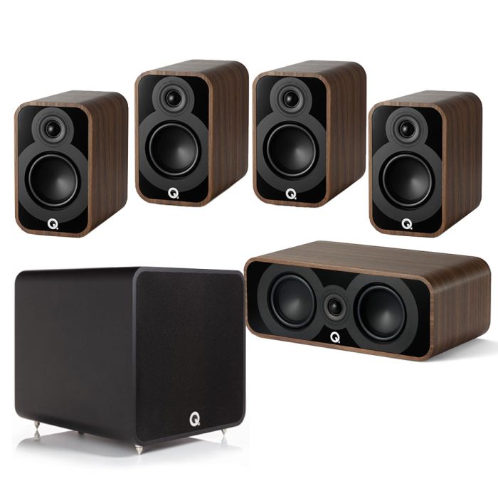Q Acoustics Q 5010 5.1 Home Cinema Pack - Santos Rosewood main product photo