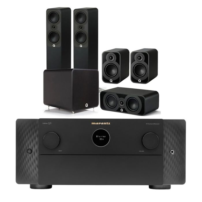 Marantz CINEMA 40 9.4 Channel AV Receiver with Q Acoustics Q 5040 5.1 Home Cinema Pack main product photo
