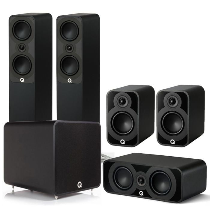 Q Acoustics Q 5040 5.1 Home Cinema Pack - Satin Black main product photo