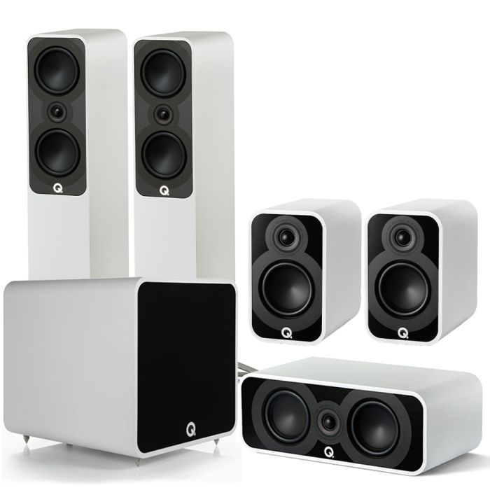 Q Acoustics Q 5040 5.1 Home Cinema Pack - Satin White main product photo