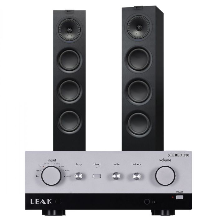 LEAK Stereo 130 Integrated Amplifier with KEF Q550 Floorstanding Speakers main product photo