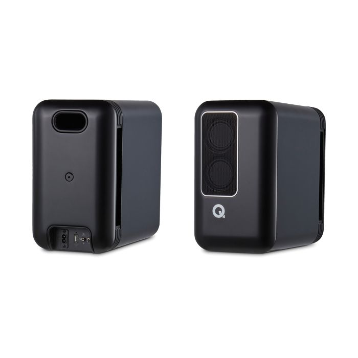 Q Acoustics Q Active 200 Bookshelf Speakers - Black main product photo