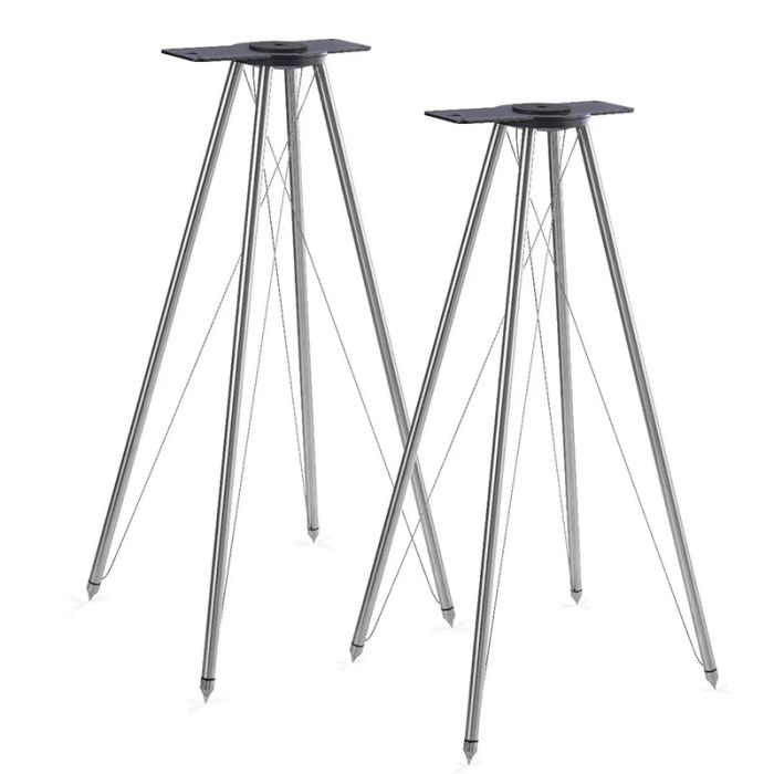 Q Acoustics FS75 Speaker Stands - Silver main product photo