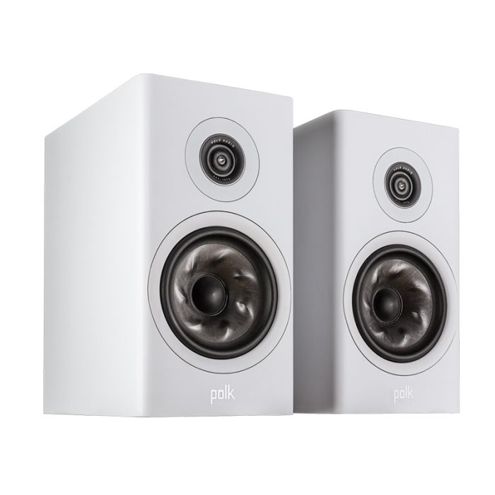 Polk Audio Reserve R200 Bookshelf Speakers - White main product photo