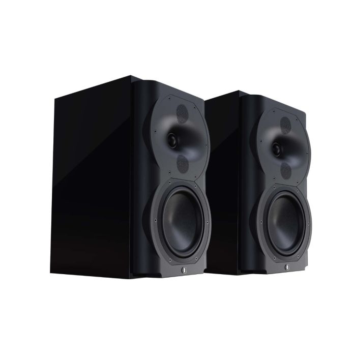 Perlisten R4b Bookshelf Speakers - Black main product photo