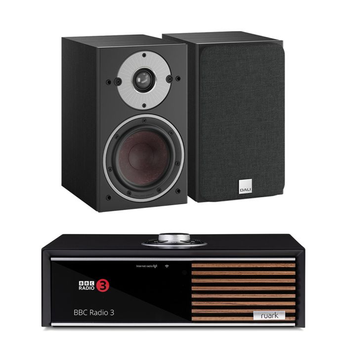 Ruark Audio R610 Music Console with Dali Oberon 1 Bookshelf Speaker main product photo