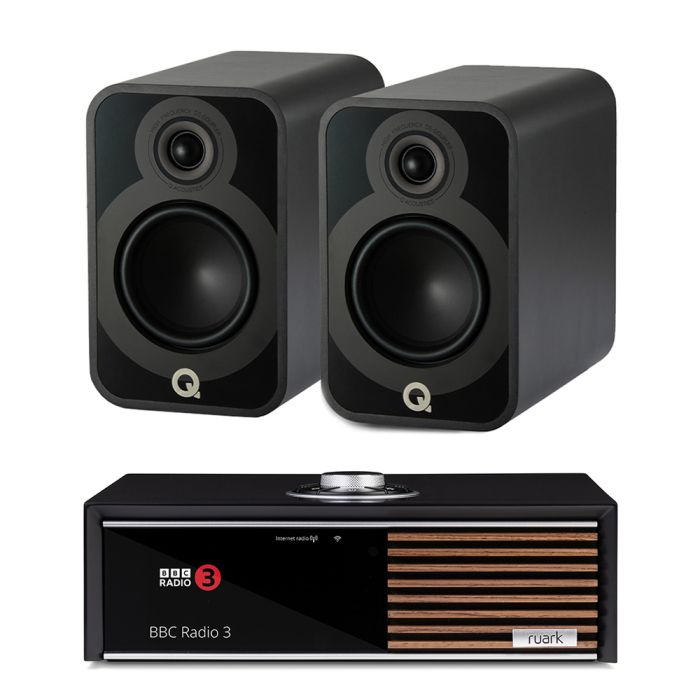 Ruark Audio R610 Music Console with Q Acoustics 5020 Bookshelf Speakers main product photo