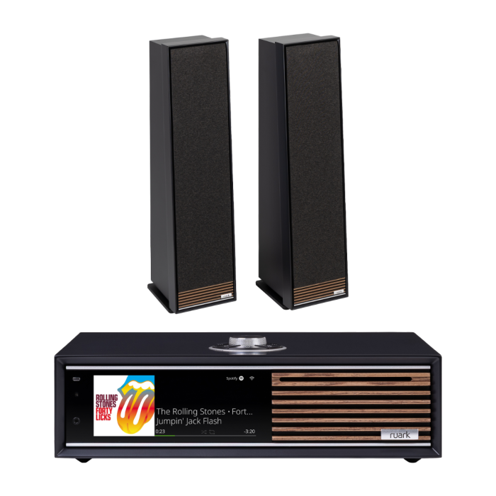 Ruark Audio R710 Integrated Music System with Ruark Audio Talisman-R Floorstanding Speakers main product photo