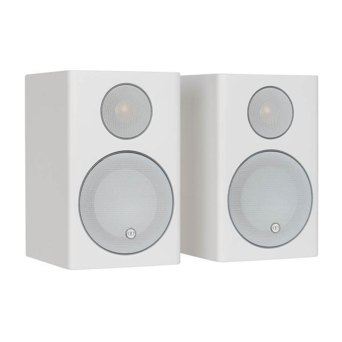 Monitor Audio Radius 90 Bookshelf Speakers - Satin White main product photo