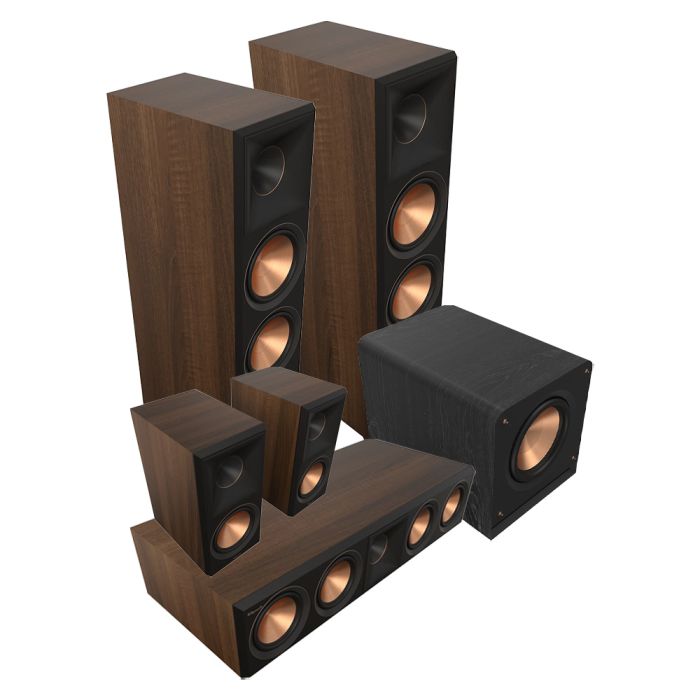 Klipsch Reference Premier 5.1 AV Speaker Pack - Walnut main product photo