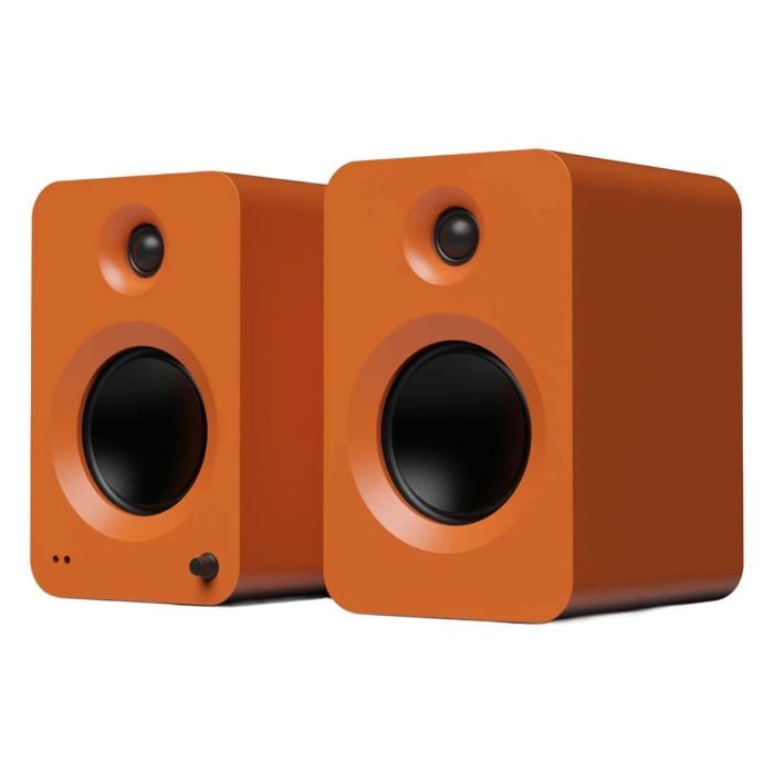 Kanto REN Powered Bookshelf Speakers - Matte Orange main product photo
