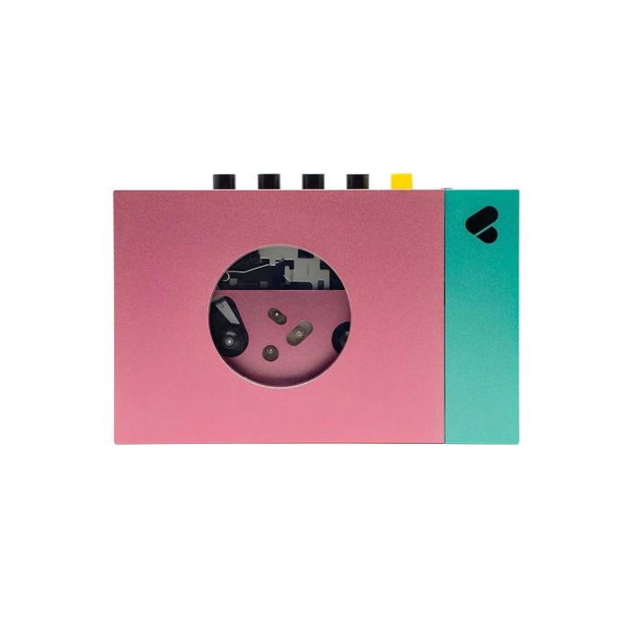 We Are Rewind Portable Cassette Player - Pink & Green (Edith) main product photo