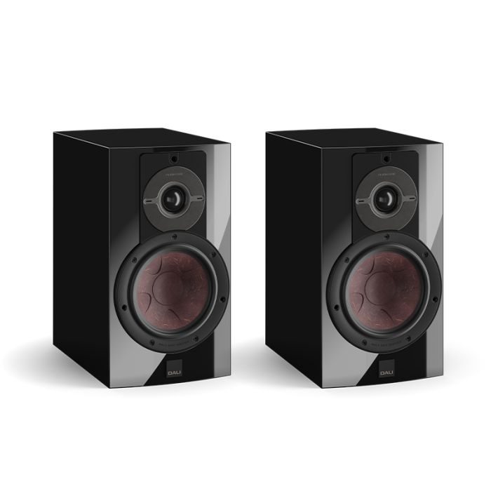 Dali RUBIKORE 2 Bookshelf Speakers - Black (High Gloss Lacquer) main product photo