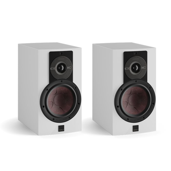 Dali RUBIKORE 2 Bookshelf Speakers - White (High Gloss Lacquer) main product photo