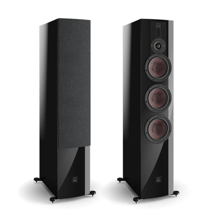 Dali RUBIKORE 8 Floorstanding Speakers - Black (High Gloss Lacquer) main product photo