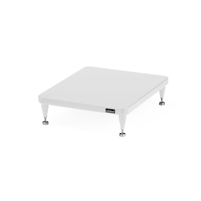 Solidsteel S3 Series Audio Base S3B Hi-Fi Power Amp Stand - White main product photo