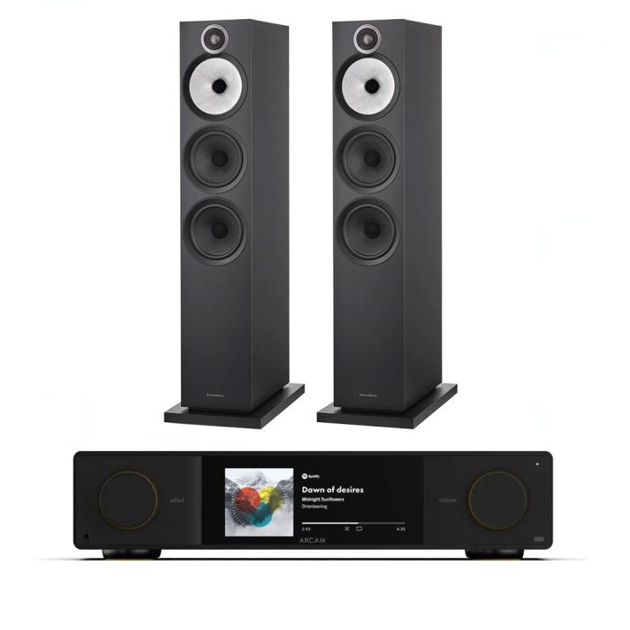 Arcam Radia SA35 Streaming Integrated Amplifier with Bowers & Wilkins 603 S3 Floorstanding Speakers main product photo