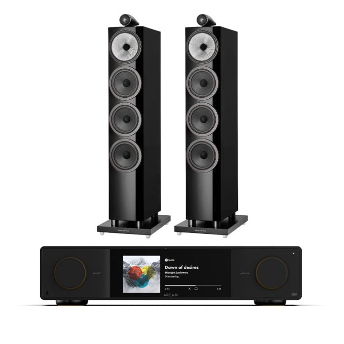 Arcam Radia SA35 Streaming Integrated Amplifier with Bowers & Wilkins 702 S3 Floorstanding Speakers main product photo