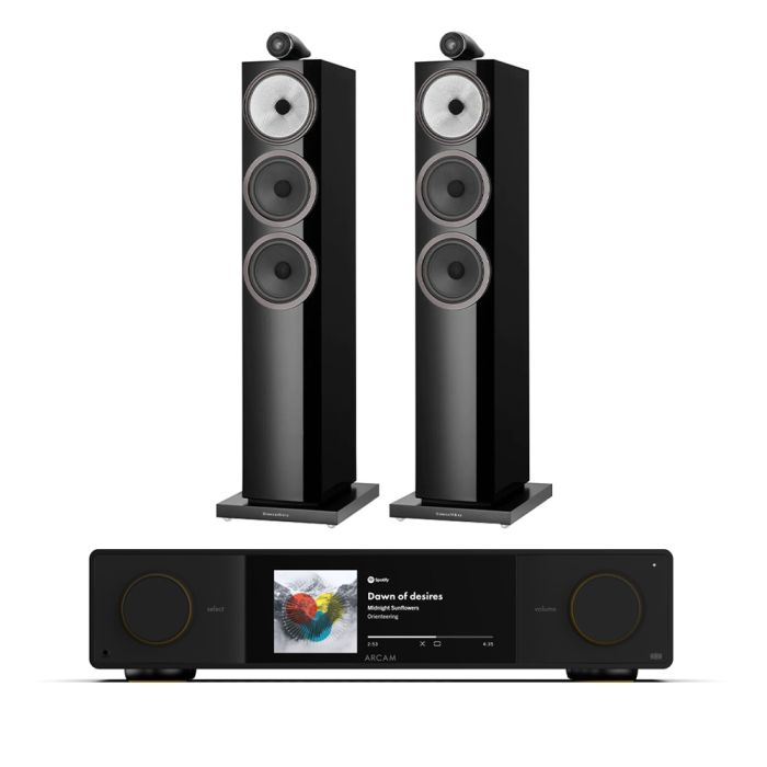 Arcam Radia SA35 Streaming Integrated Amplifier with Bowers & Wilkins 703 S3 Floorstanding Speakers main product photo