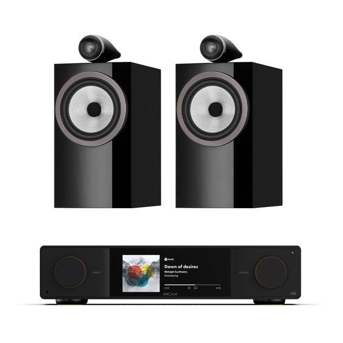 Arcam Radia SA35 Streaming Integrated Amplifier with Bowers & Wilkins 705 S3 Bookshelf Speakers main product photo