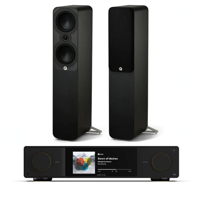 Arcam Radia SA35 Streaming Integrated Amplifier with Q Acoustics Q 5050 Floorstanding Speakers main product photo