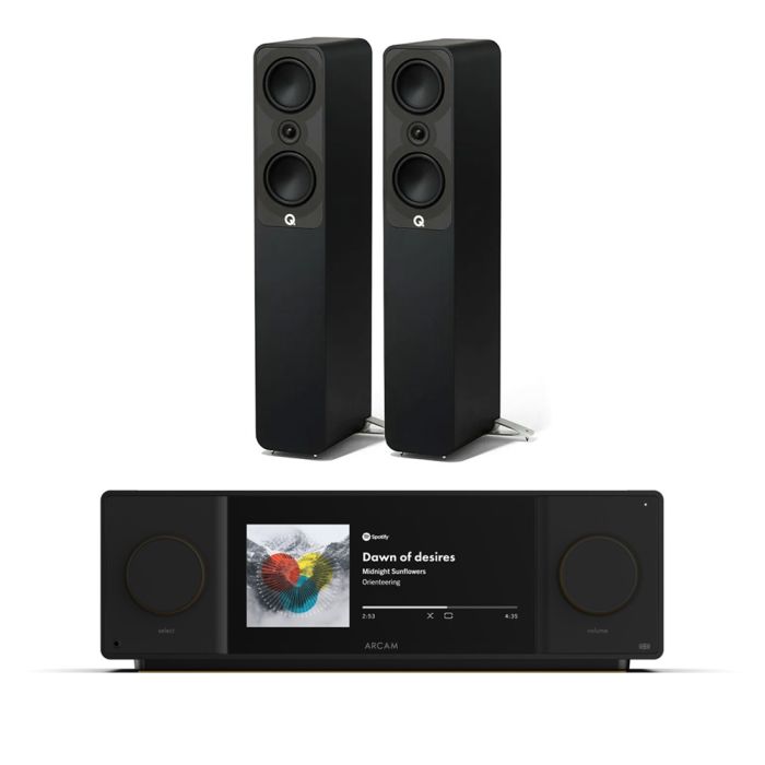 Arcam Radia SA45 Streaming Amplifier with Q Acoustics Q 5040 Floorstanding Speakers main product photo