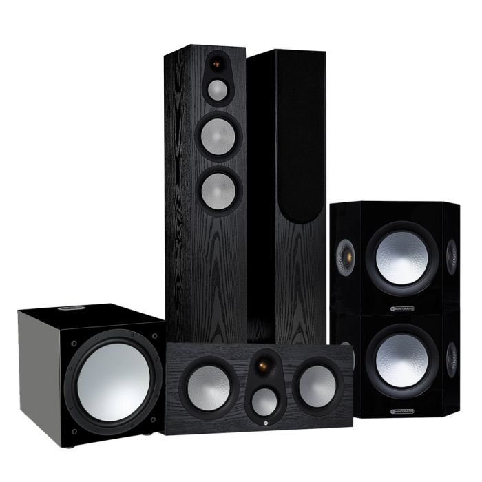 Monitor Audio Silver 7G 300 5.1 Cinema Pack - Black Oak main product photo