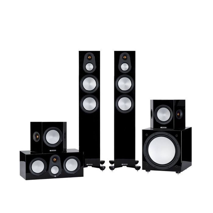 Monitor Audio Silver 7G 300 5.1 Cinema Pack - Black Gloss main product photo