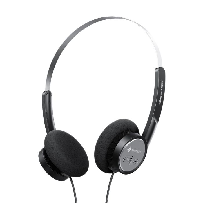 FiiO Snowsky Wind On-ear Wired Semi-open Headphones - Black main product photo