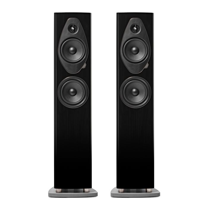 Sonus Faber Sonetto III G2 Floorstanding Speakers - Black main product photo