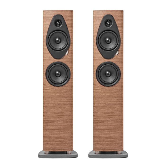 Sonus Faber Sonetto III G2 Floorstanding Speakers - Walnut main product photo