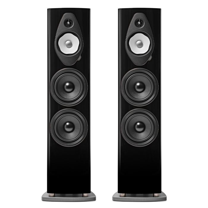 Sonus Faber Sonetto VIII G2 Floorstanding Speakers - Black main product photo