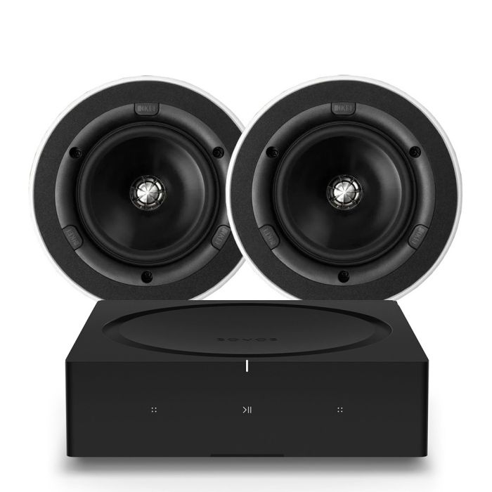 Sonos Amp with KEF Ci130QR Round In-Wall/Ceiling Speakers main product photo